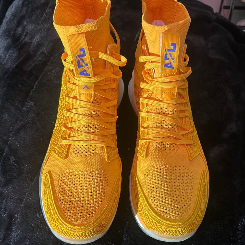APL Vibrant Yellow Mesh High-Tops